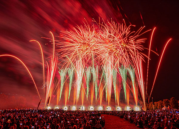 Ein Feuerwerk das verzaubert